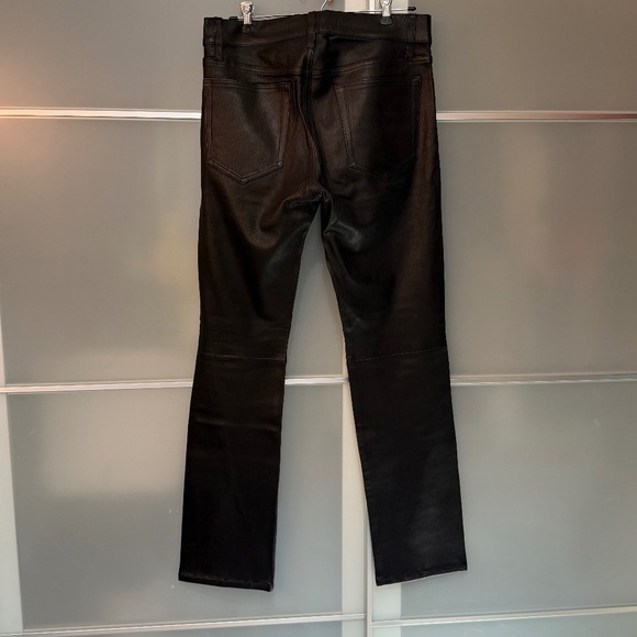 Joe's Jeans Black Lambskin Jeans - Picture 4 of 8
